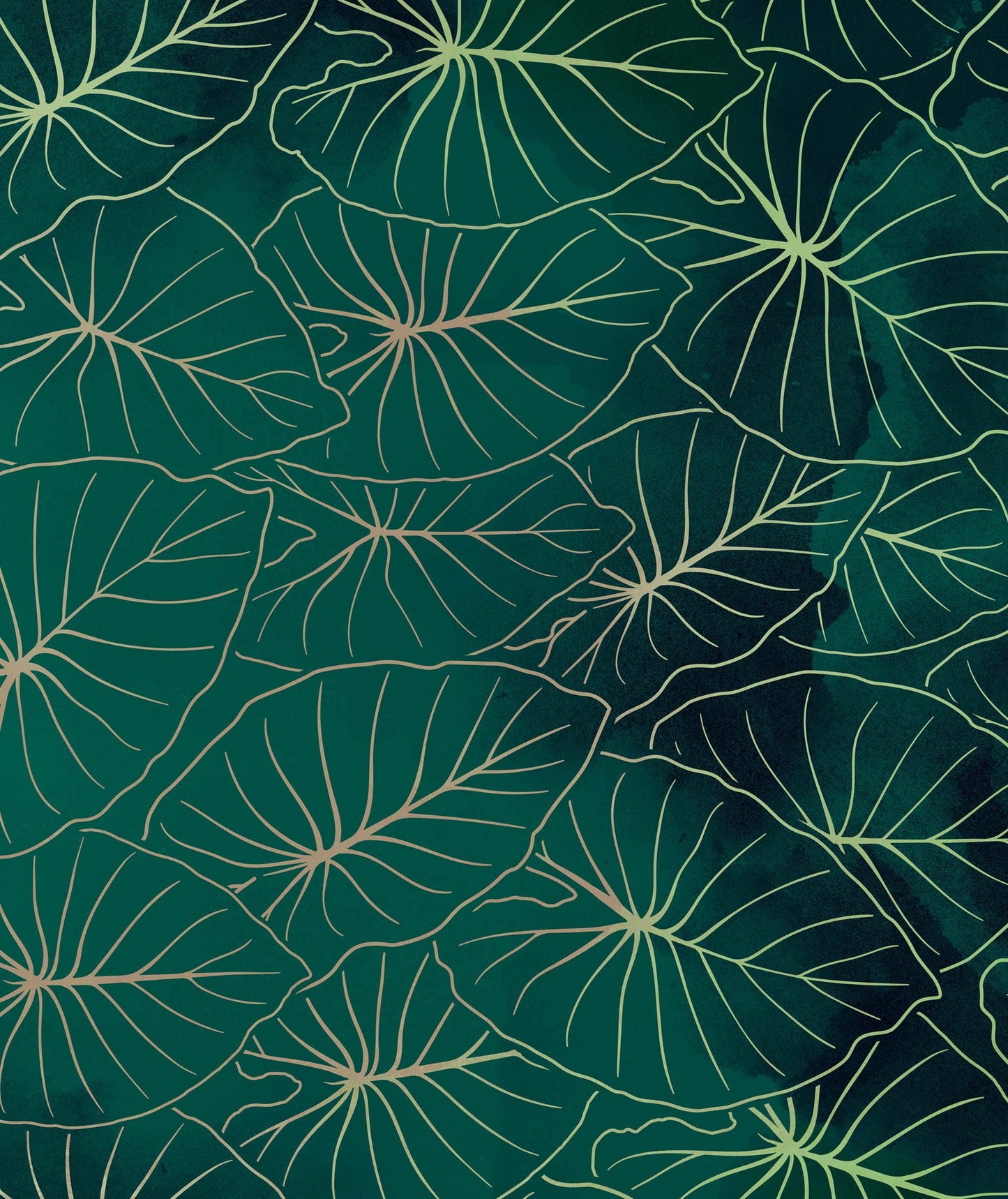 GREEN KALO Pareo Sarong - 67 x 43 in