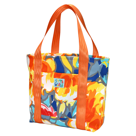 LINED TOTE BAG - Sunny Meadow