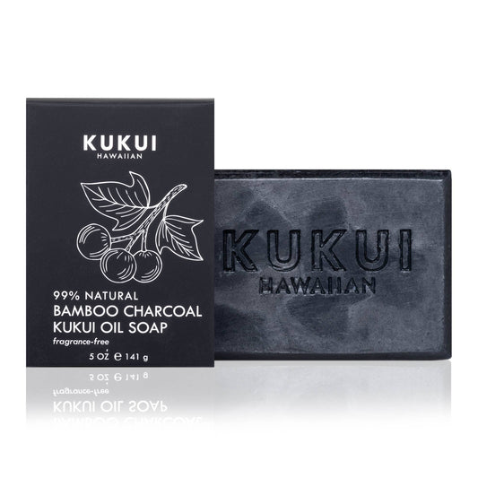 CHARCOAL KUKUI OIL Soap, Fragrance-Free