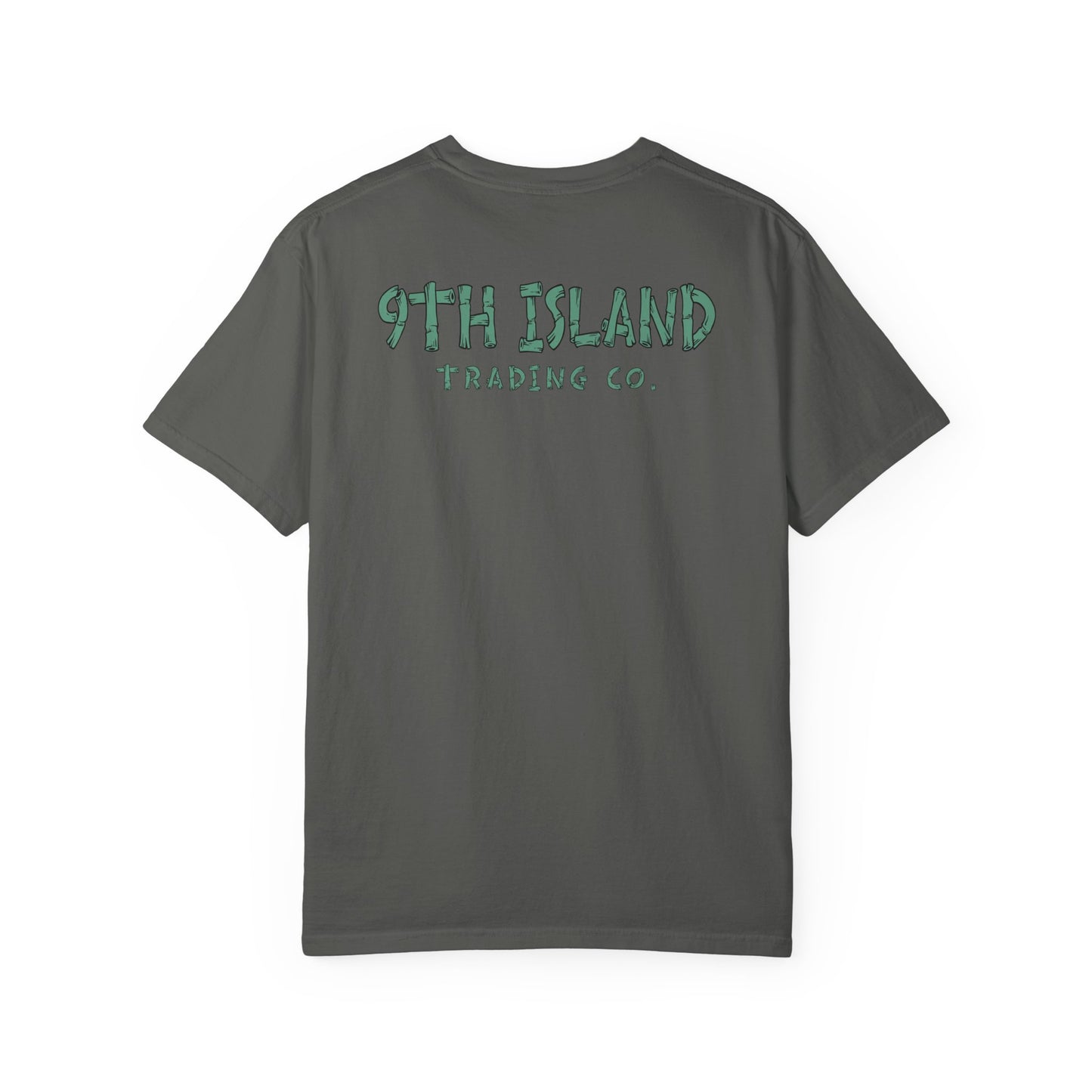 HULA SHAKA & SLOTS 2/sided Tee - Charcoal