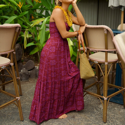 MAILE Dress - Mango Sunset