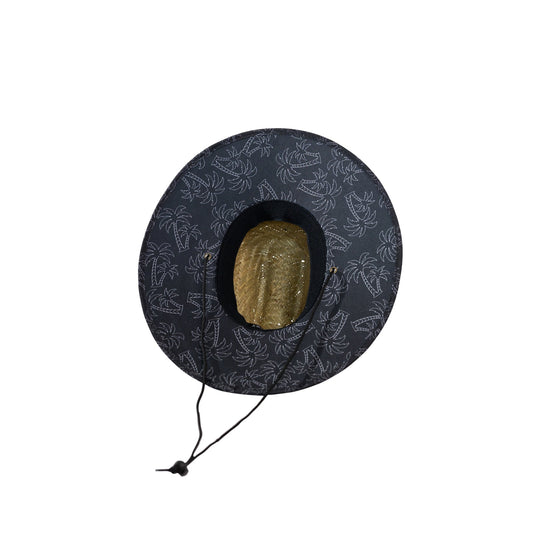 DARK PALMS Straw Hat