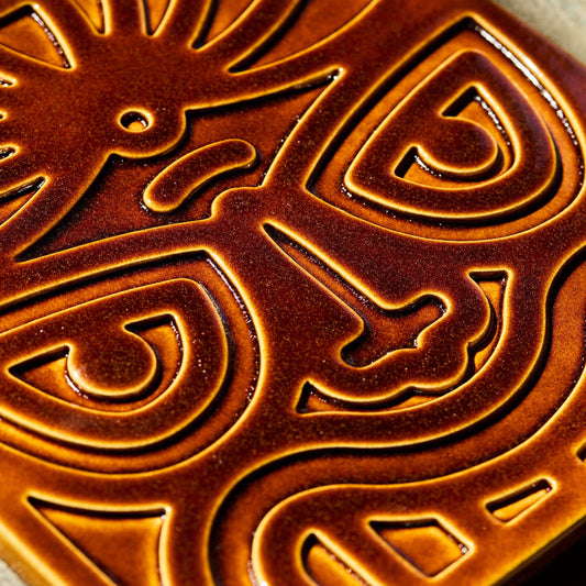 ATAAHUA Tiki Tile - 12x12