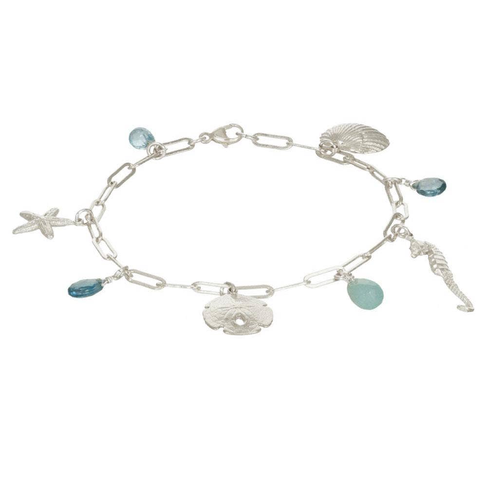 SEALIFE CHARM BRACELET Sterling Silver