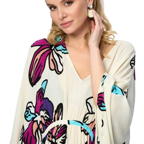 TROPICAL KAFTAN - Off White