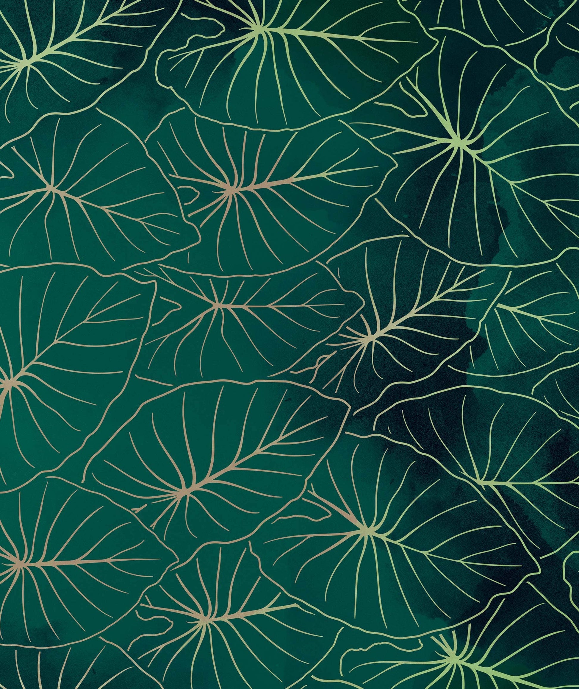 GREEN KALO Pareo Sarong - 67 x 43 in