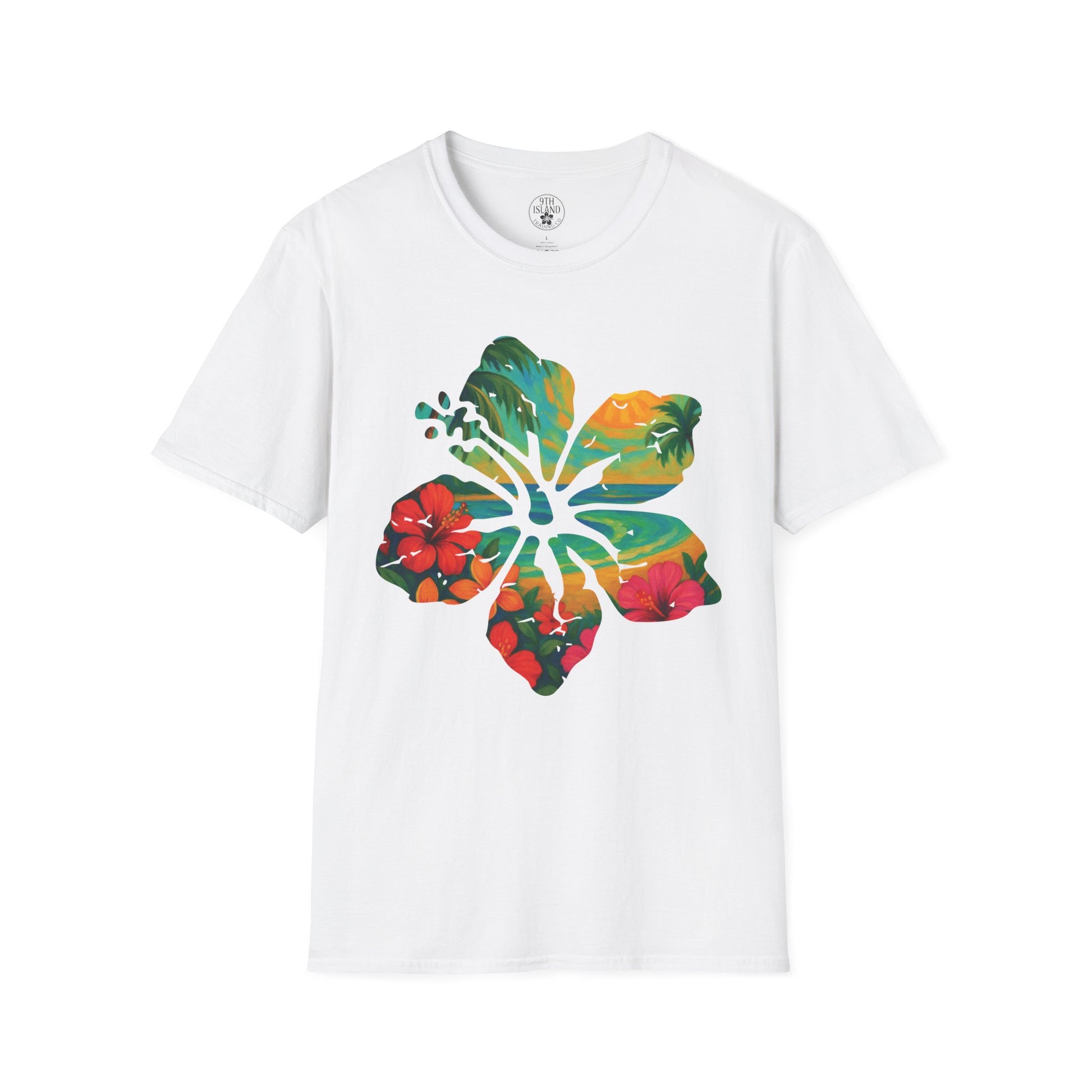 PAINTED ALOHA Women's Tee