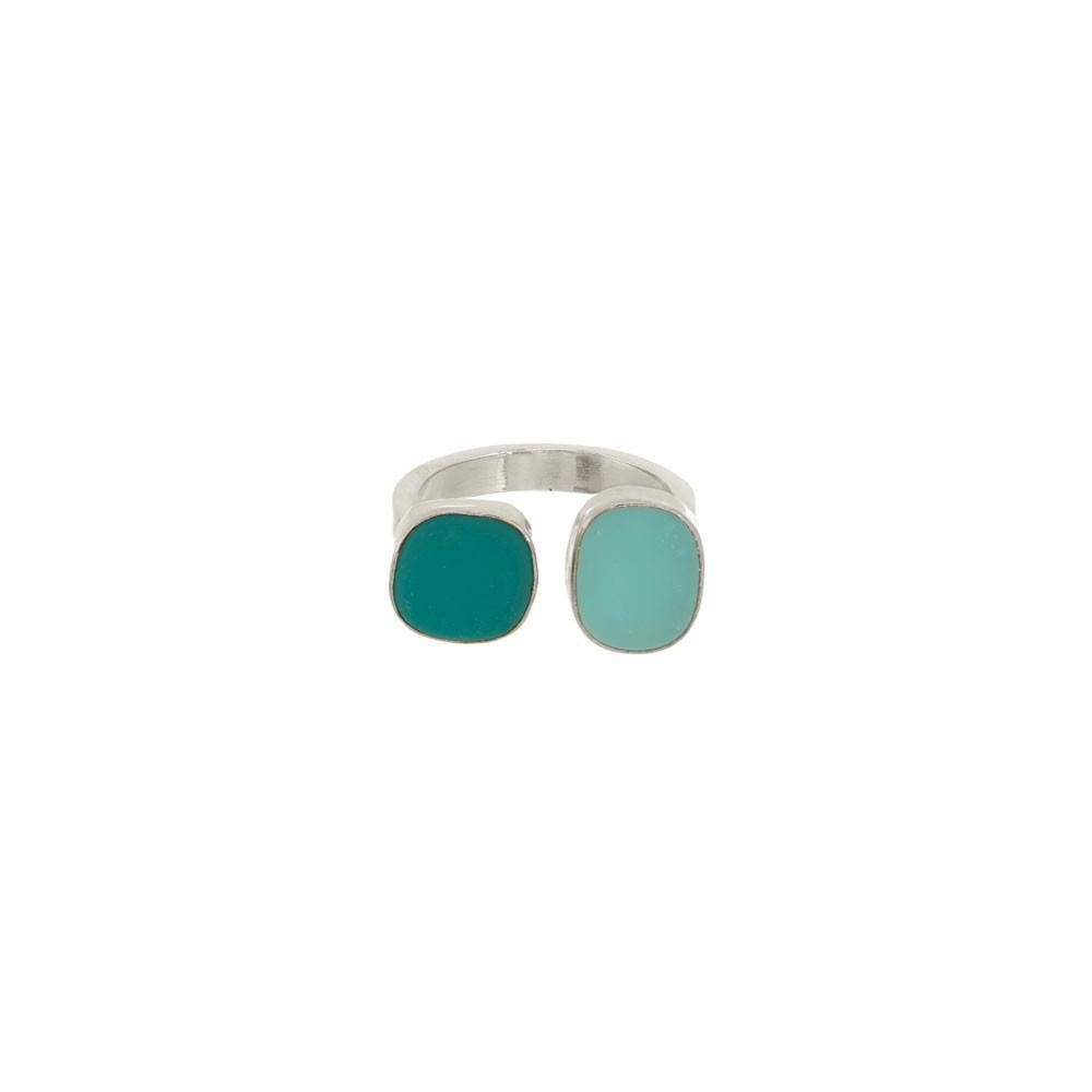 SEAGLASS RING Sterling Silver