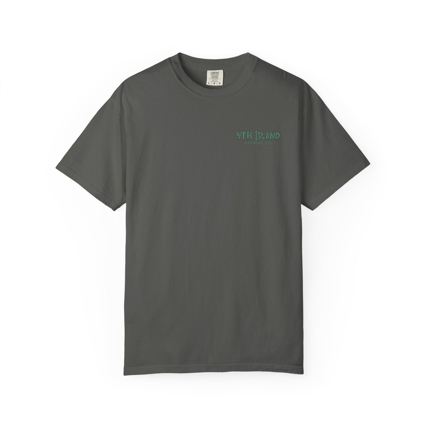 HULA GIRL SUNSET 2/sided Classic Tee - Charcoal