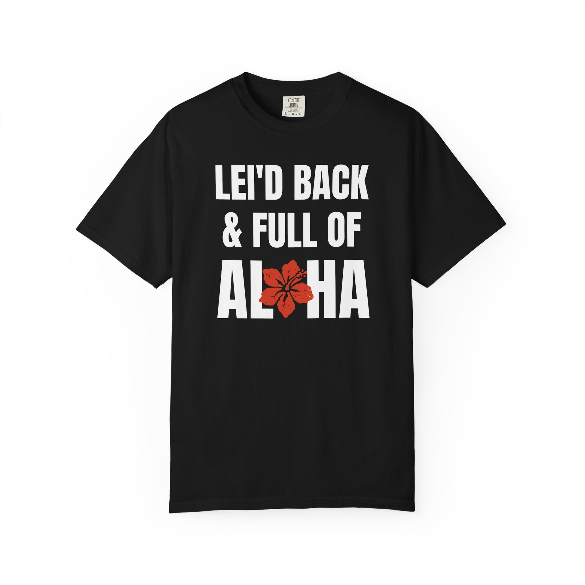 LEI'D BACK Tee - Lava Rock