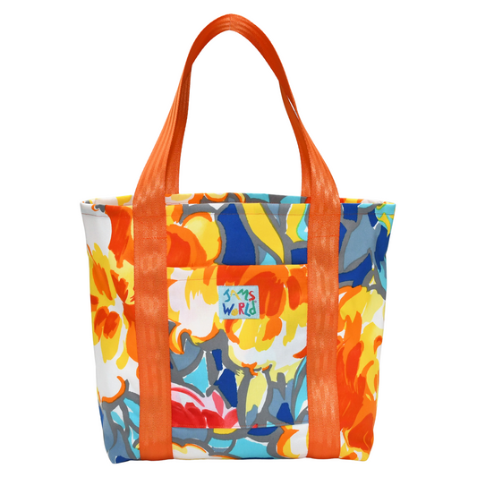 LINED TOTE BAG - Sunny Meadow