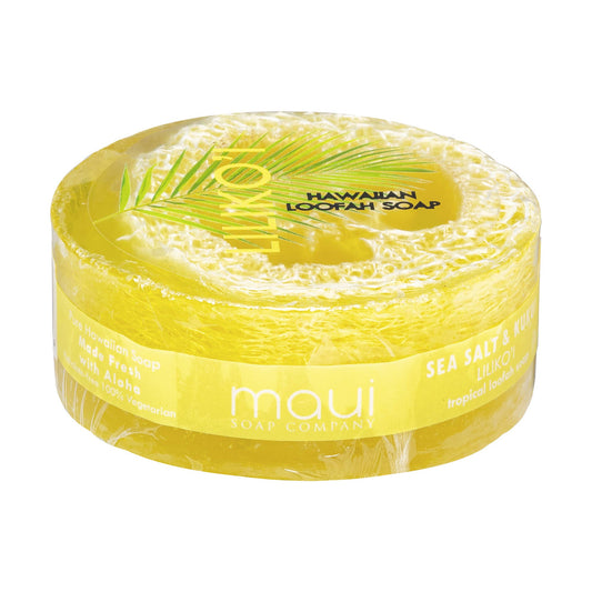 LILIKO'I SEA SALT & KUKUI Exfoliating Loofah Soap