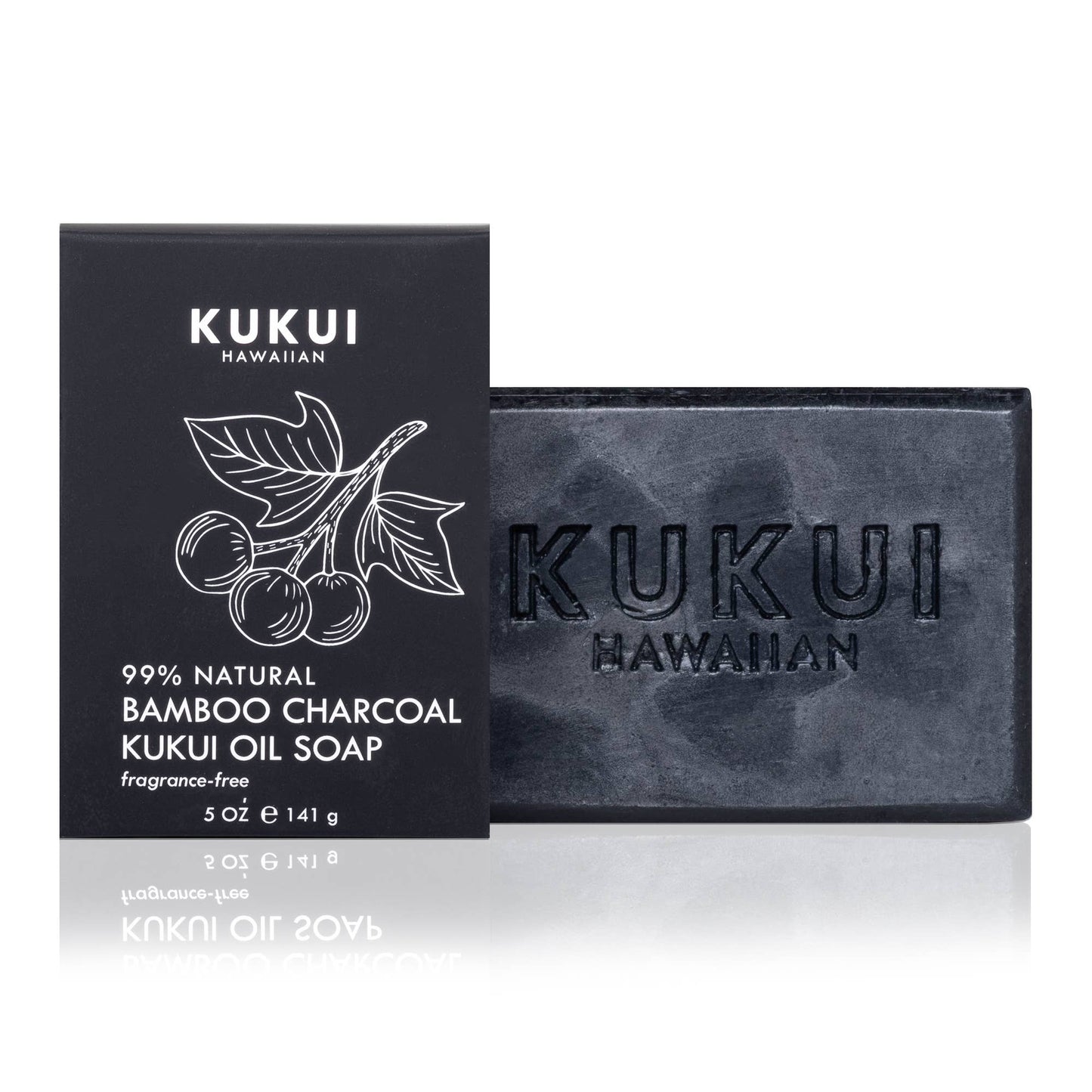 CHARCOAL KUKUI OIL Soap, Fragrance-Free