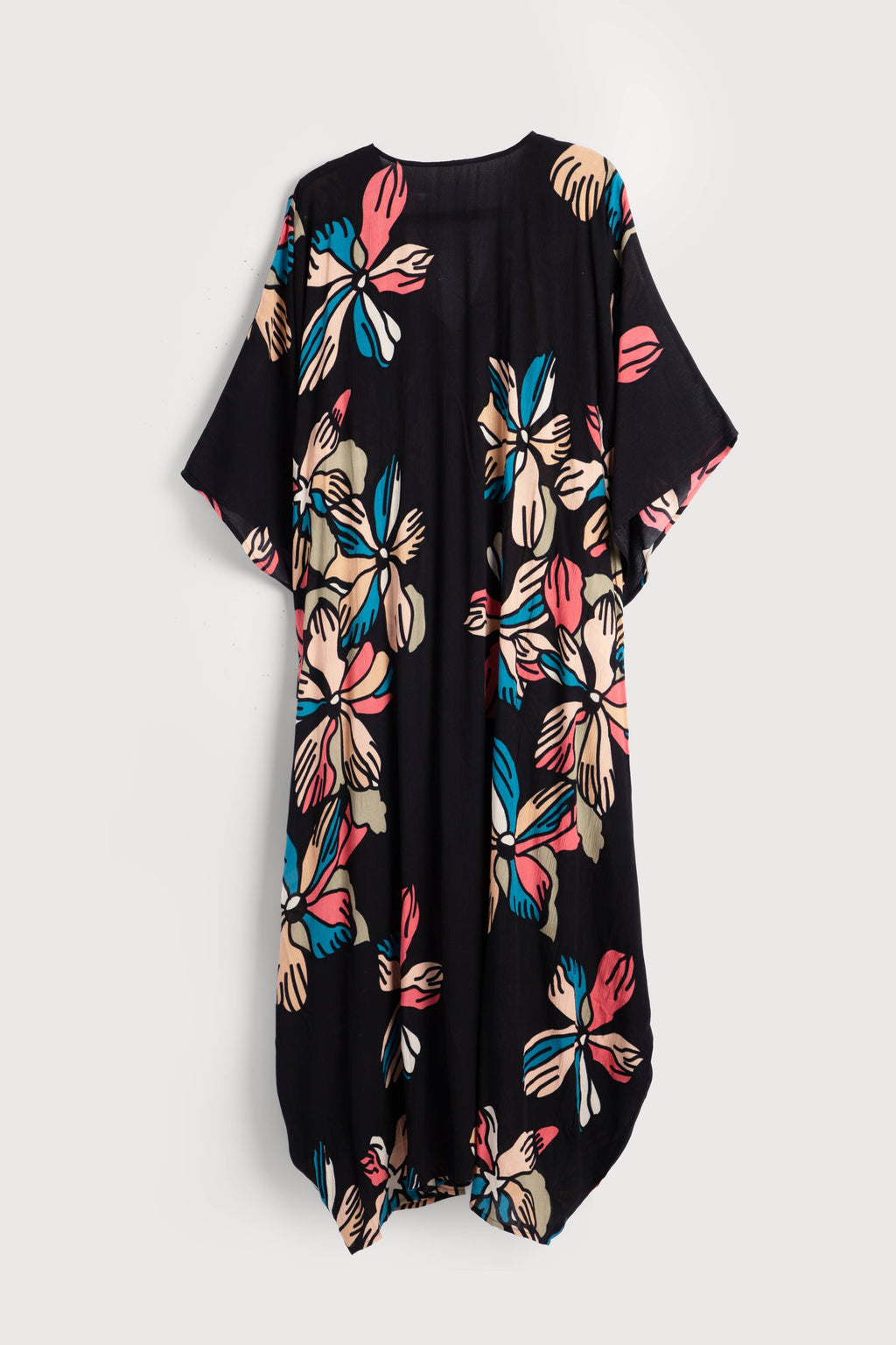 TROPICAL KAFTAN - Black