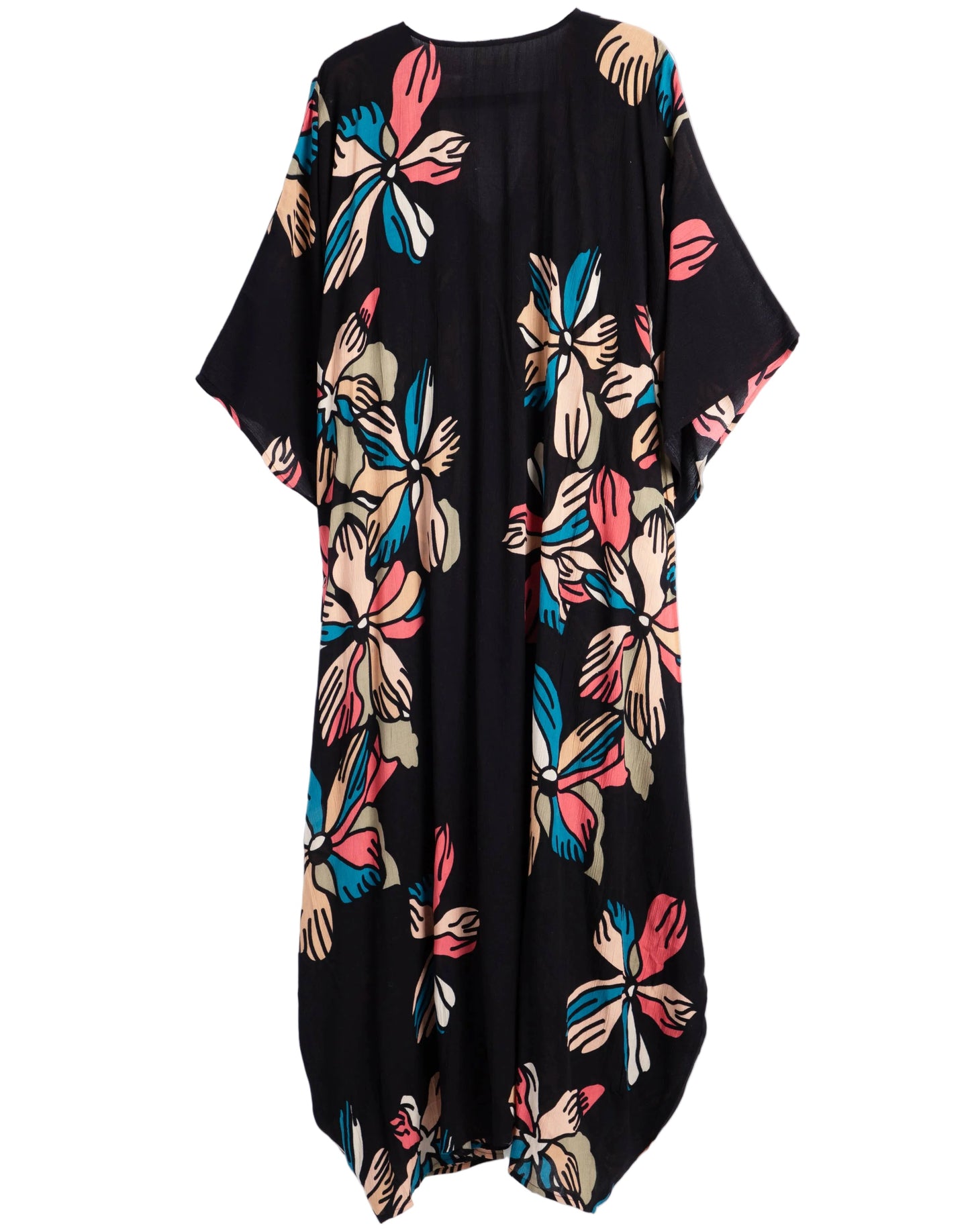 TROPICAL KAFTAN - Black