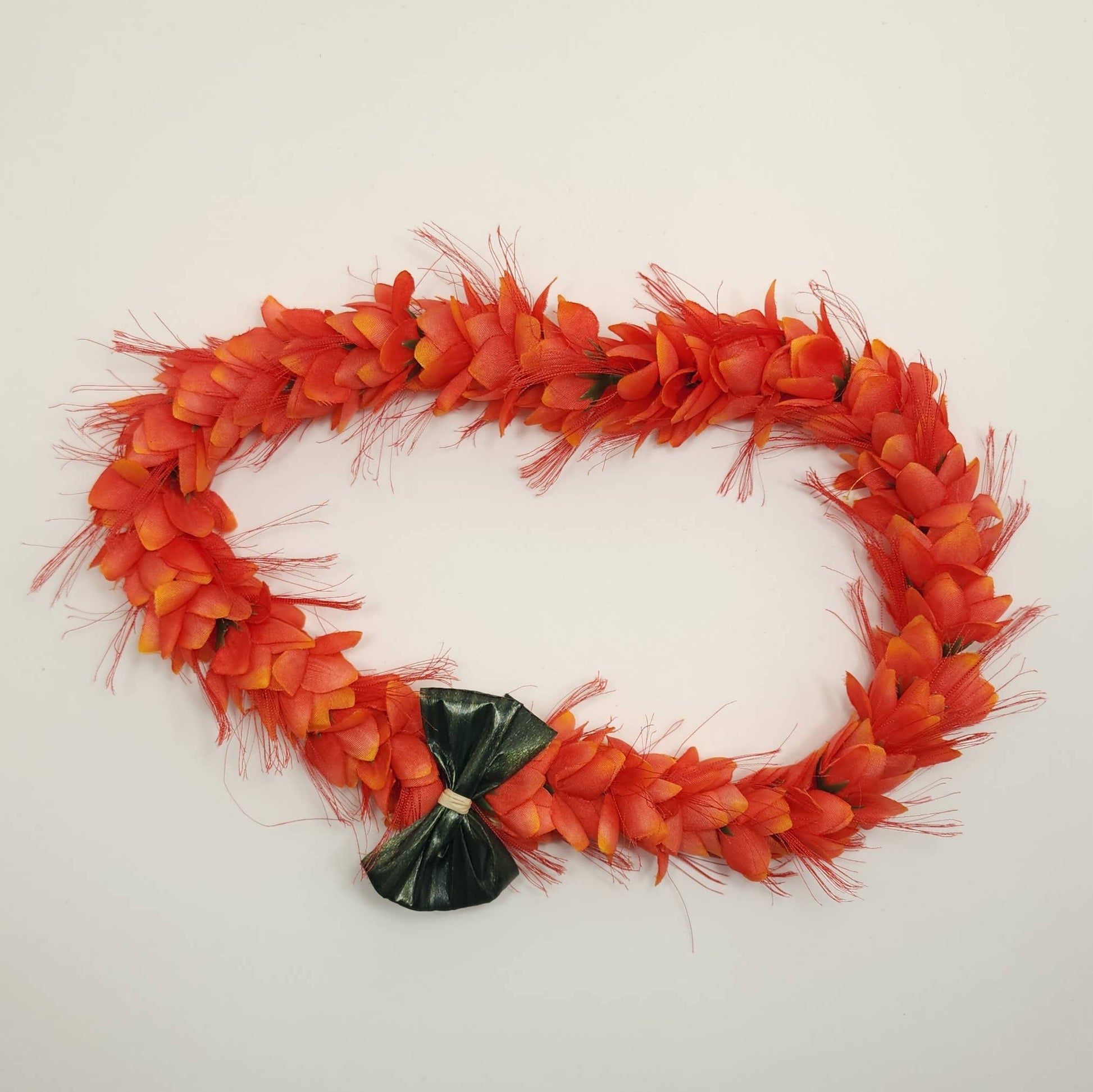 RED OHAI ALI'I Pet Lei - Medium