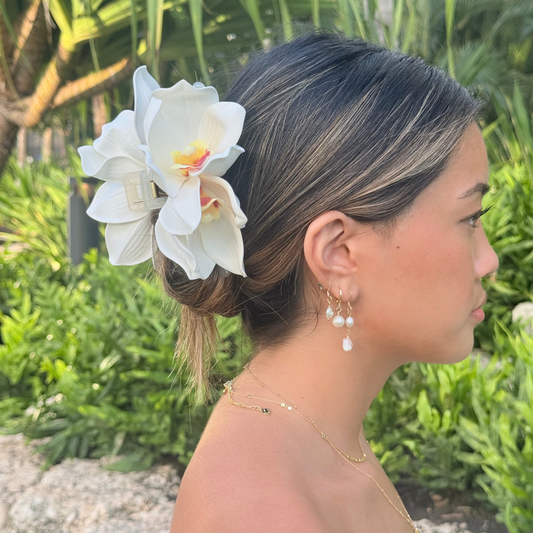 LILY IVORY Claw Clip