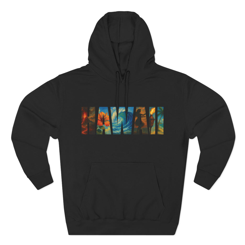 PAINTED HAWAII 2/sided Hoodie - Lava Rock