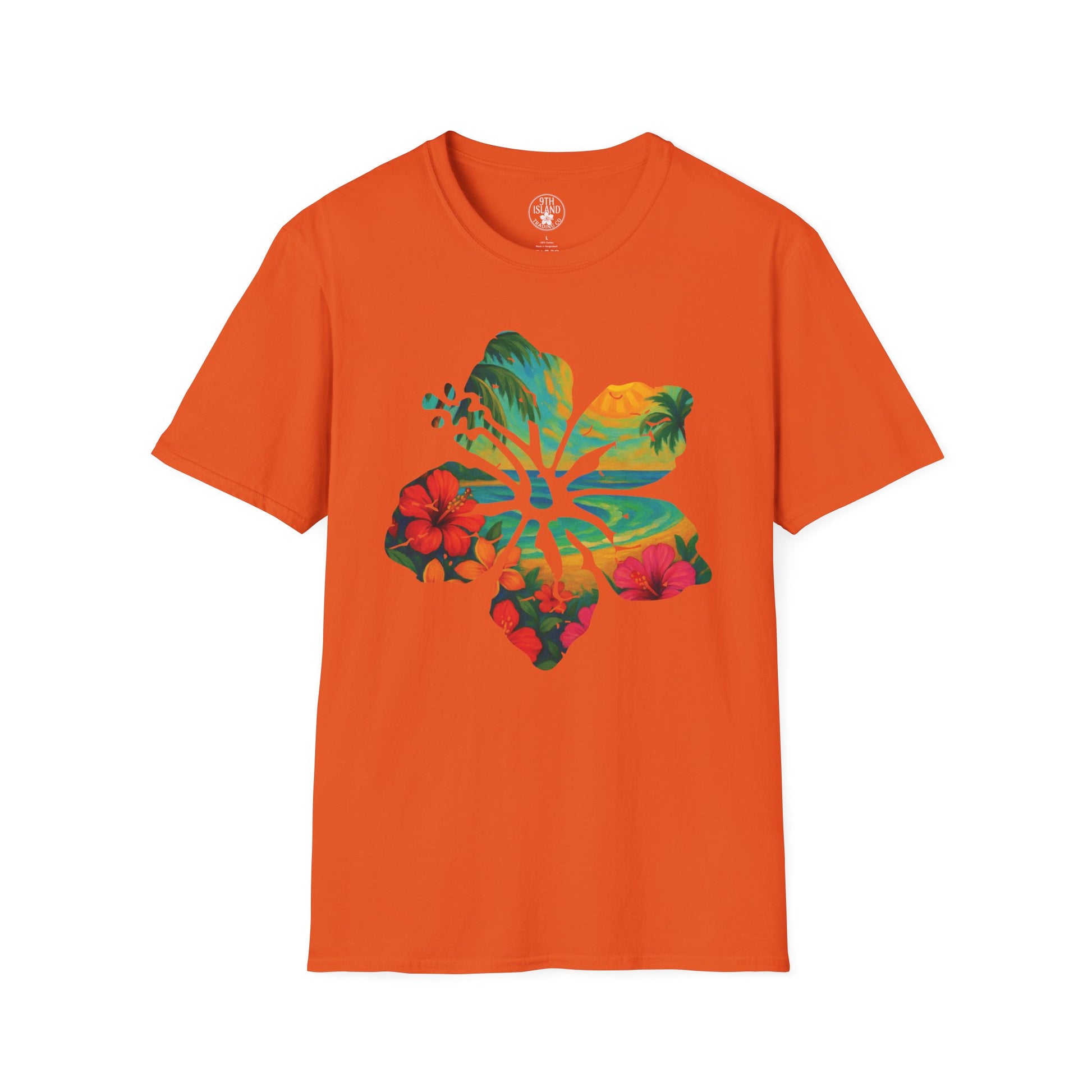 PAINTED ALOHA Tee - Lava - Unisex Cut