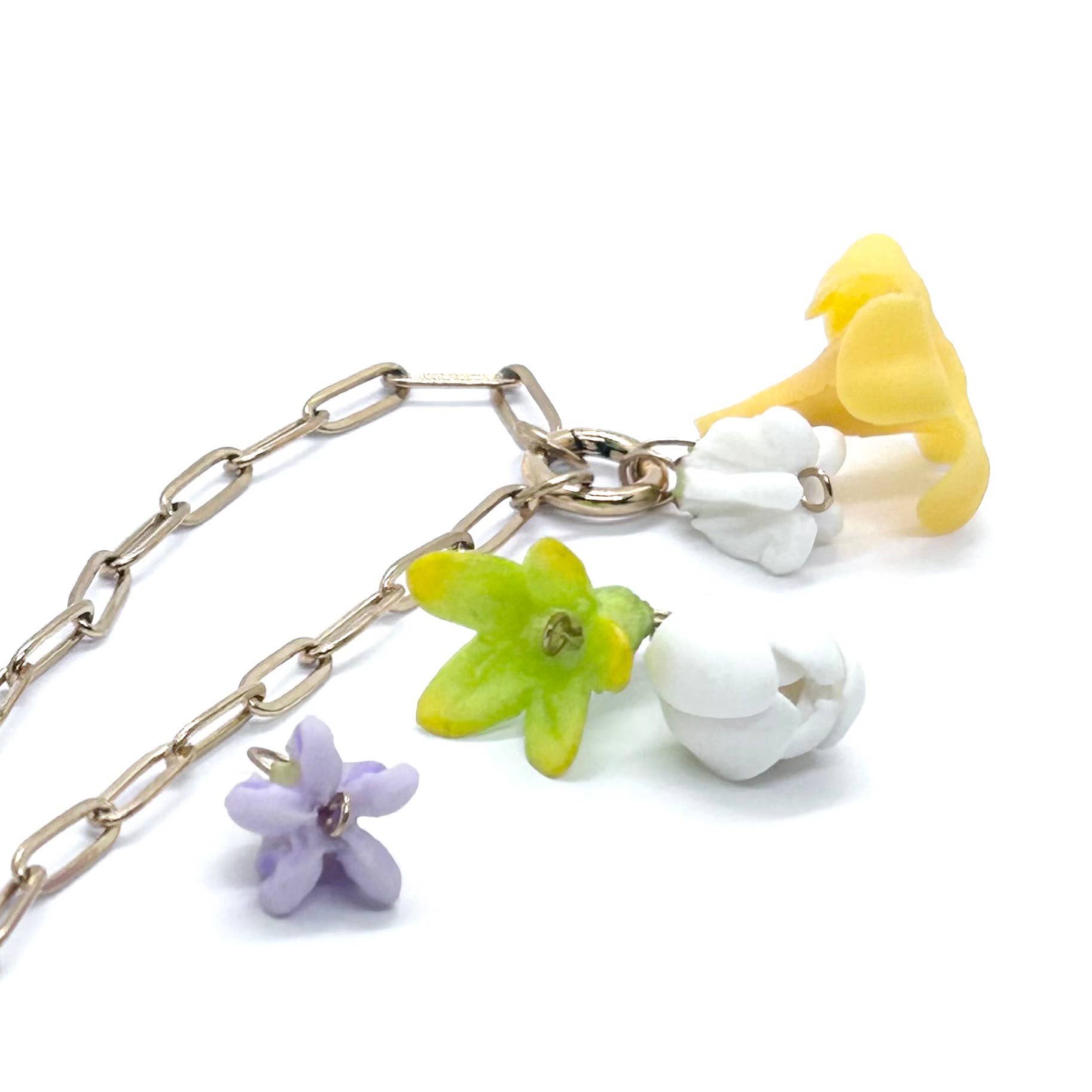 CLAY CHARM Changeable Flower Necklace