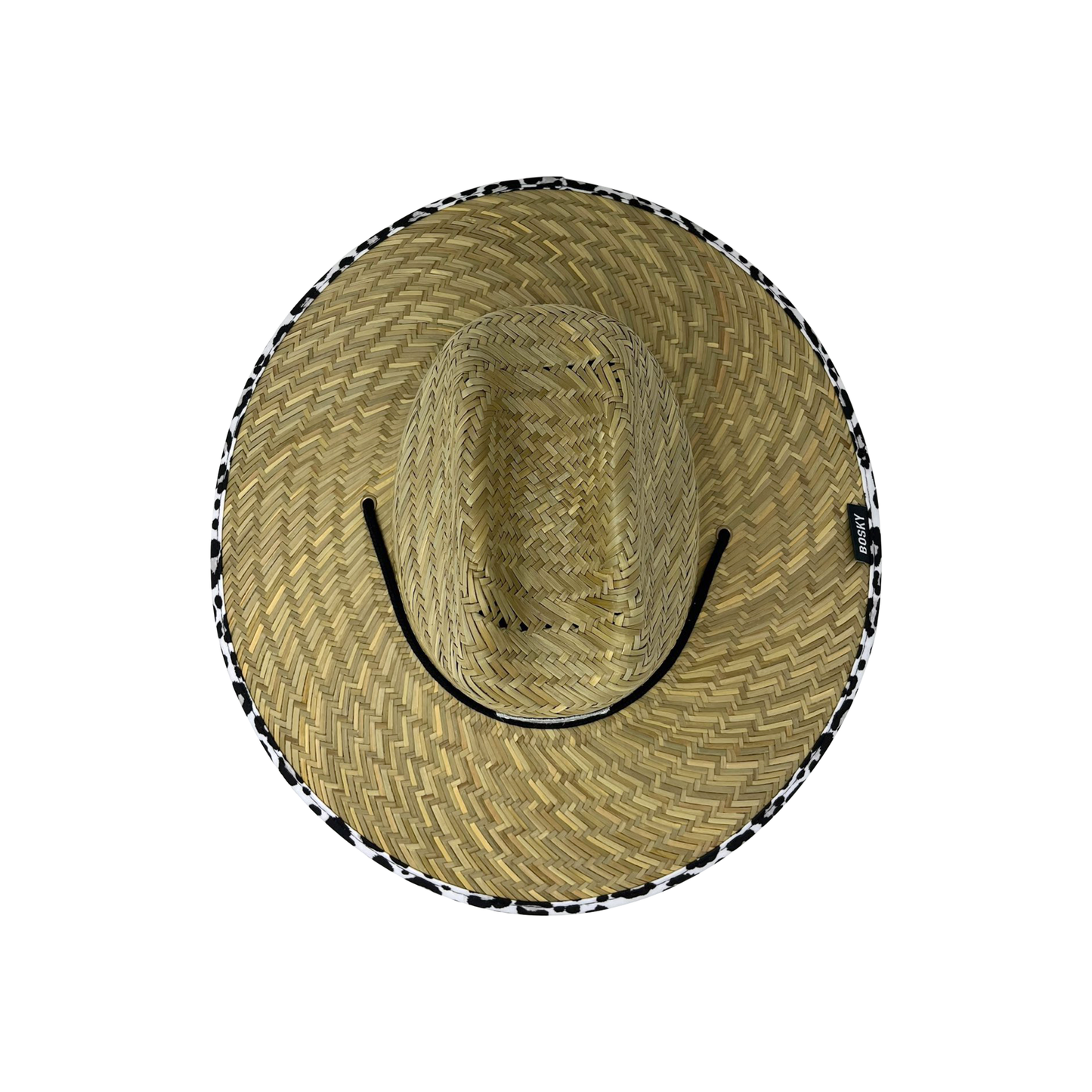 SNOW LEOPARD Straw Hat