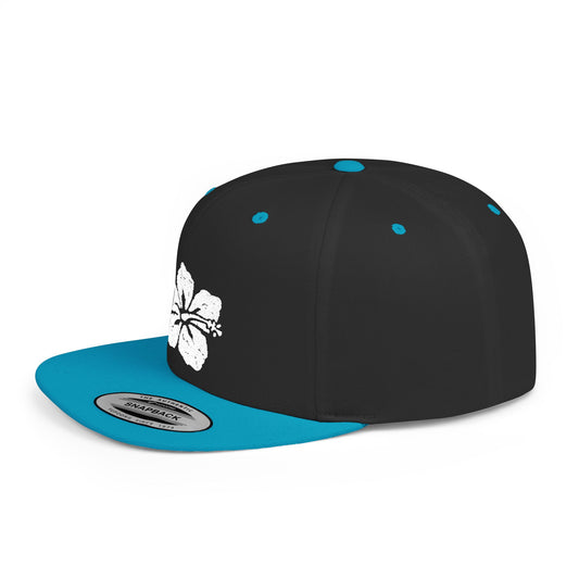 HIBISCUS Flat Bill Snapback