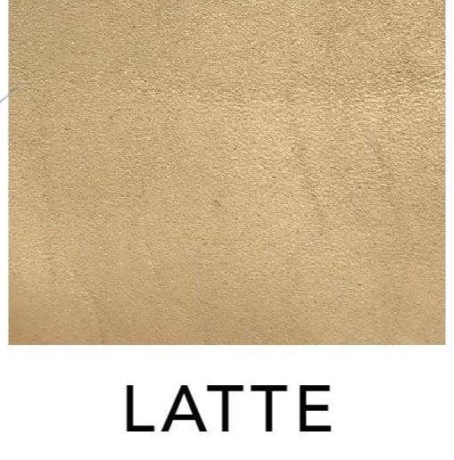 MONSTERA Leather Pouch - Latte - 3 Sizes