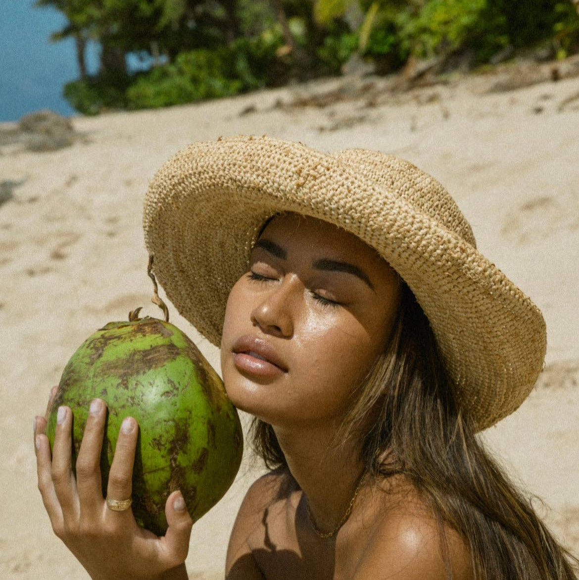 MAUI CRUISER Packable Rafia Hat