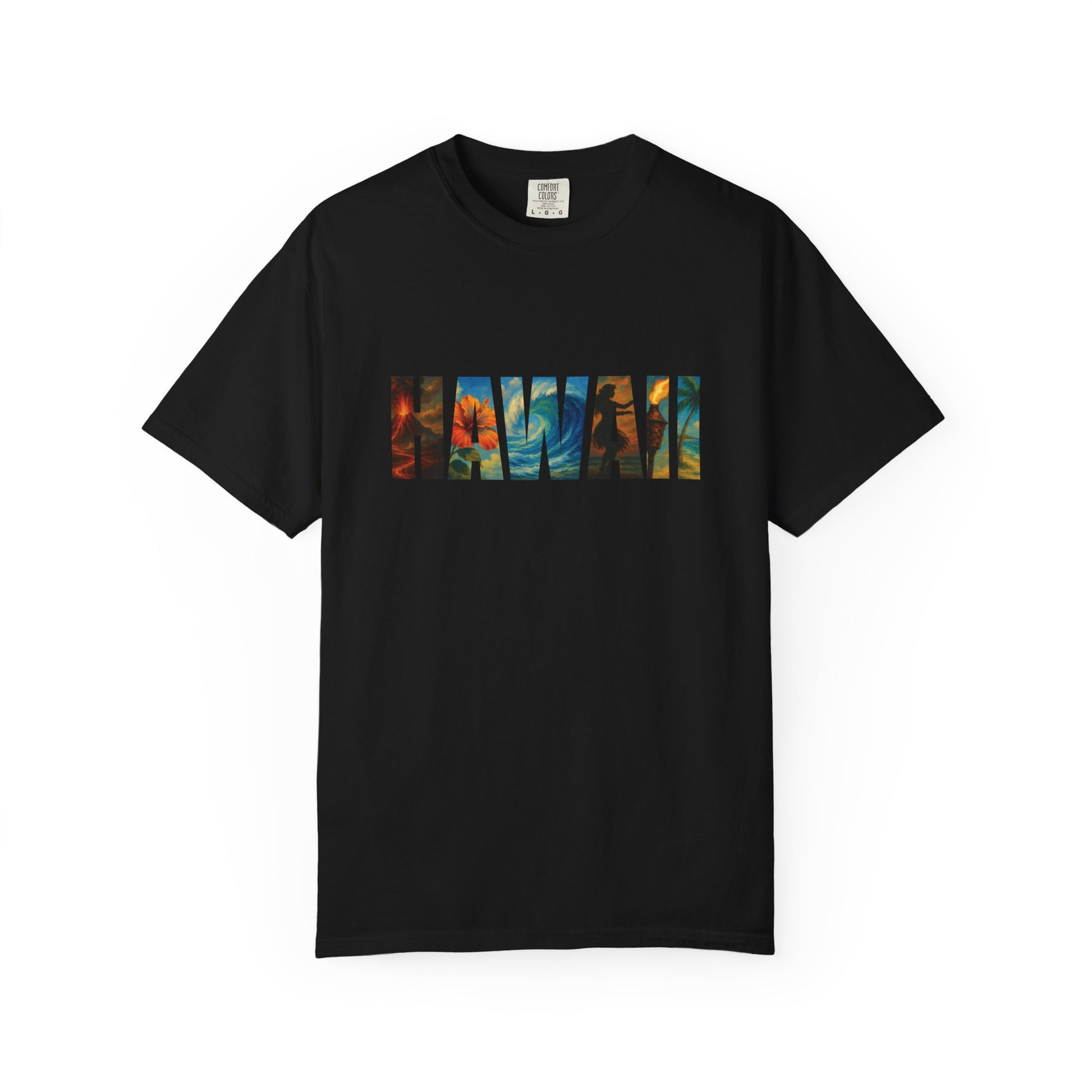 PAINTED HAWAII Tee - Lava Rock
