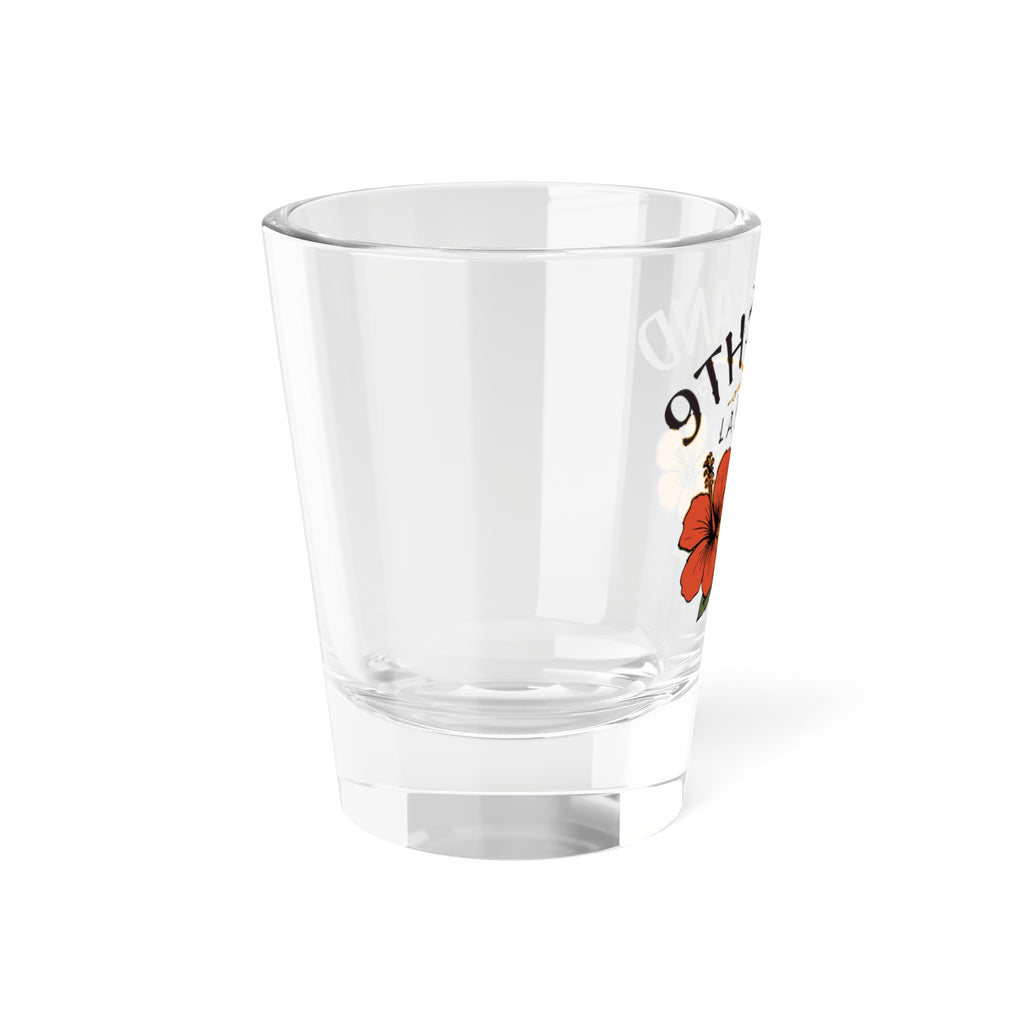 9I HIBISCUS Shot Glass