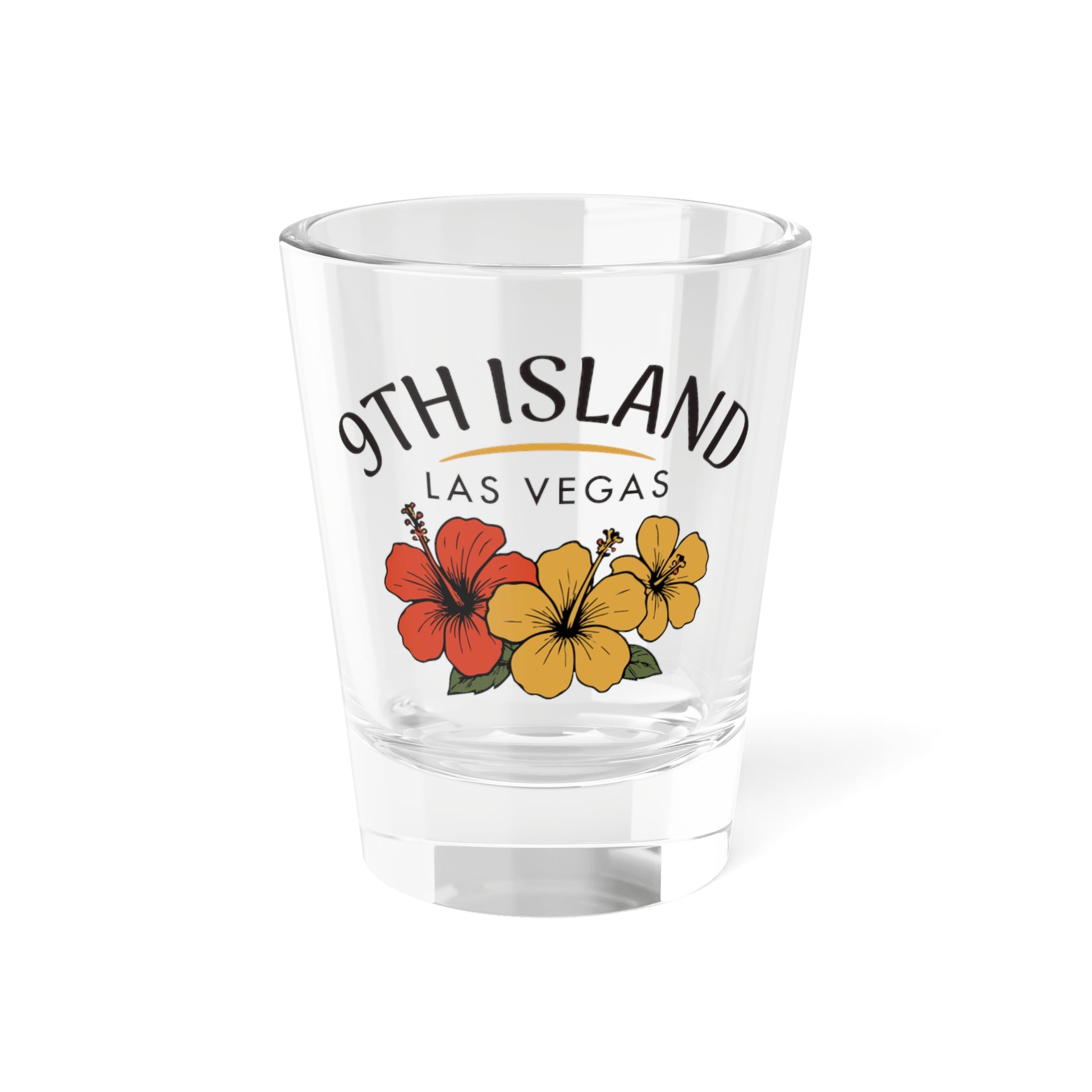 9I HIBISCUS Shot Glass