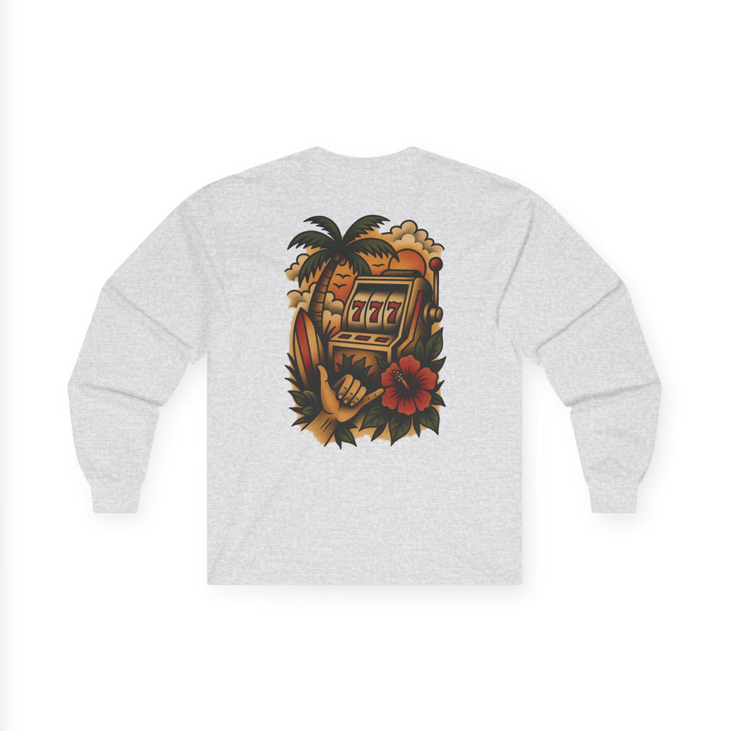 SHAKA & SLOTS 2/sided Long Sleeve Tee