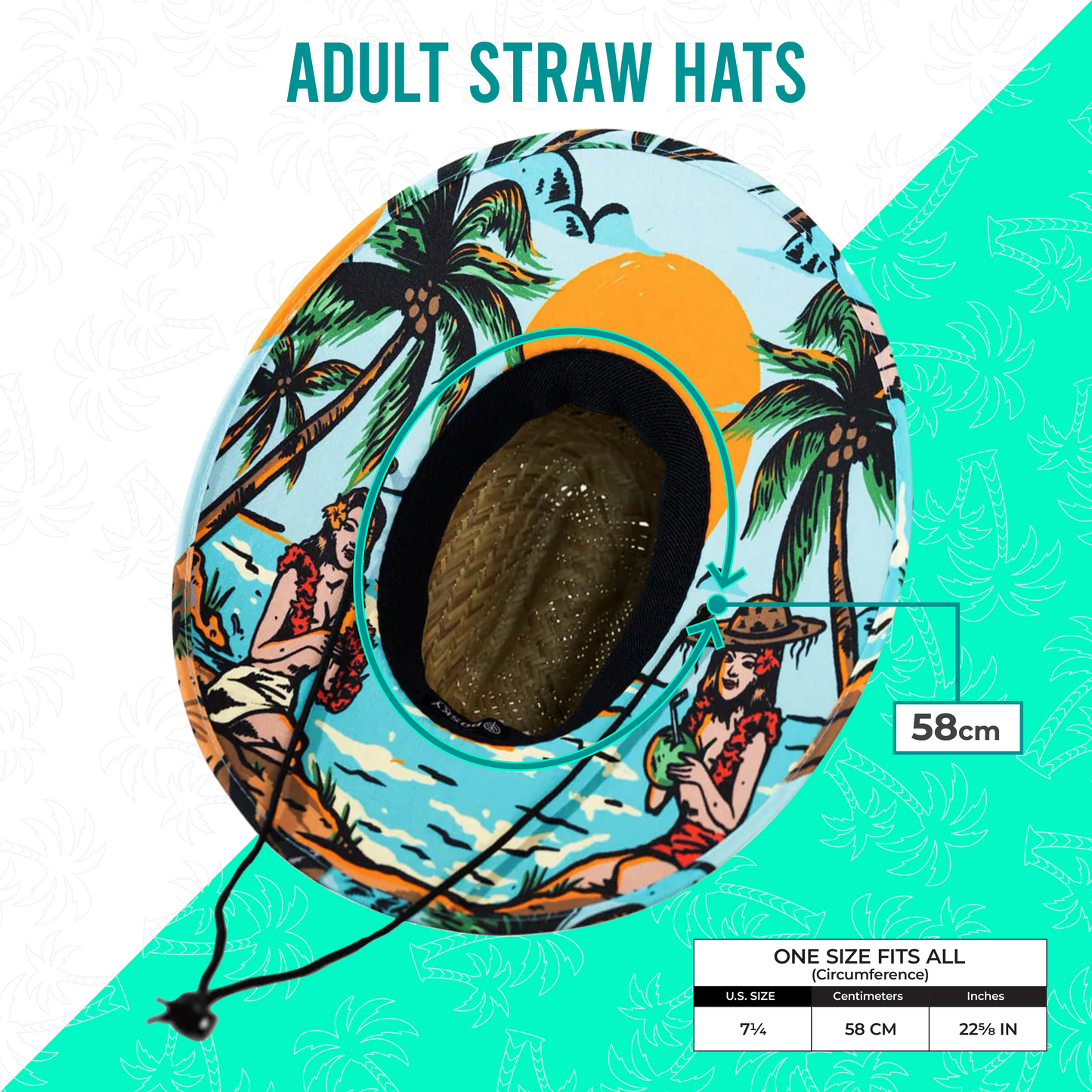 HULA BEACH Straw Hat