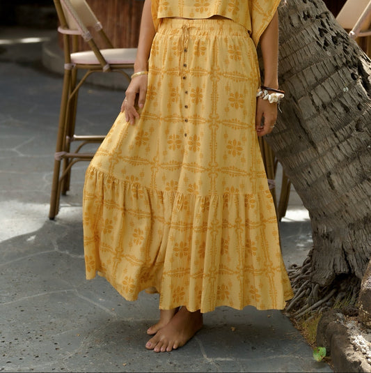 KOKO Skirt - Pua Kenikeni Glow