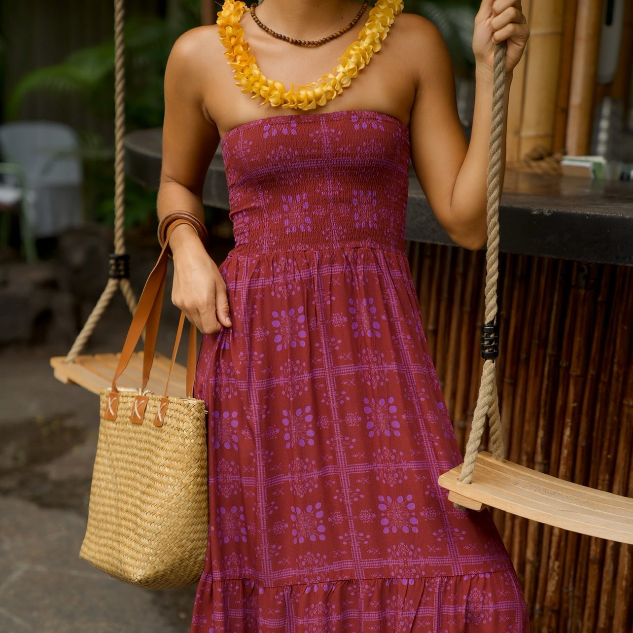 MAILE Dress - Mango Sunset