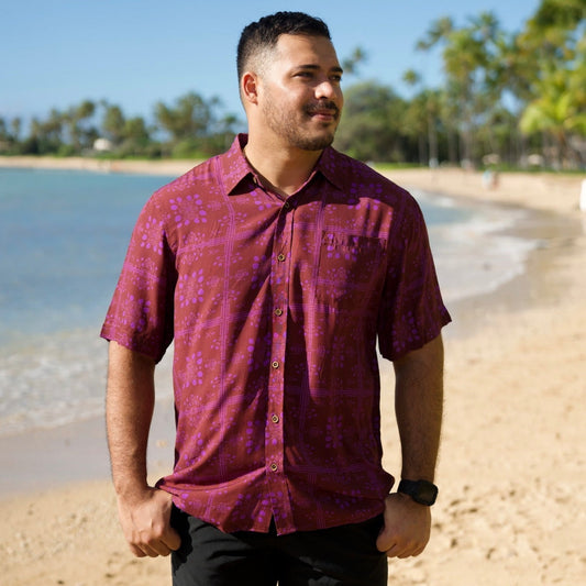 ALOHA SHIRT Mango Sunset