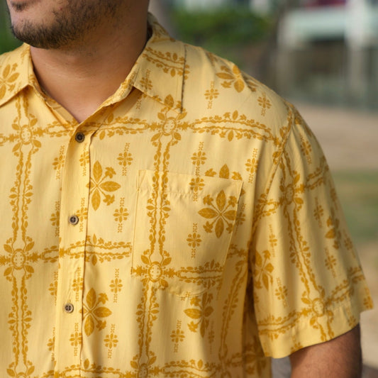 ALOHA SHIRT Pua Kenikeni Glow