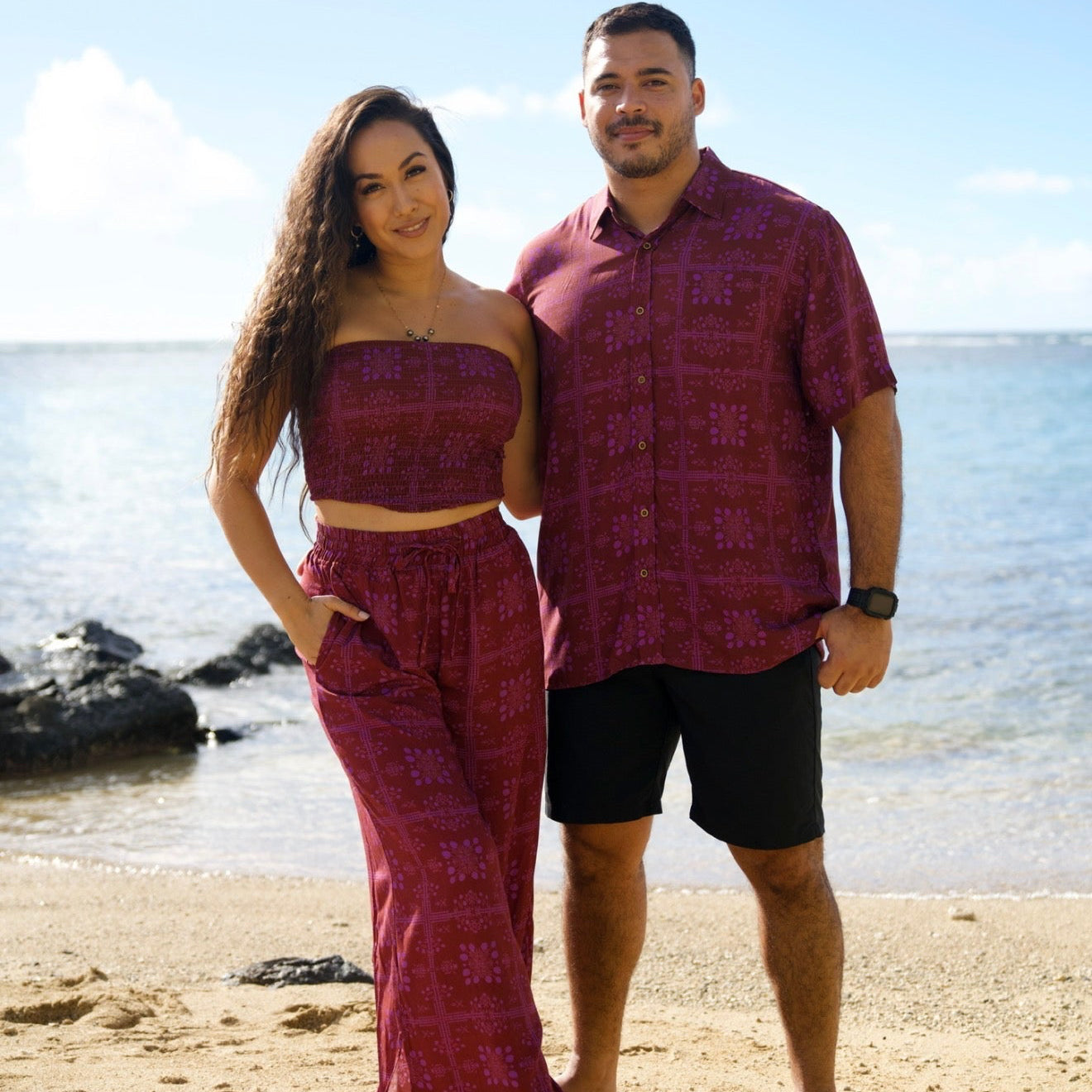 KIKI Smocked Top - Mango Sunset