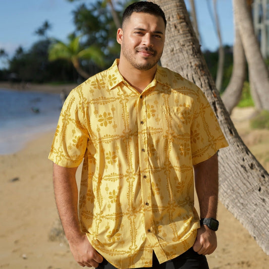 ALOHA SHIRT Pua Kenikeni Glow