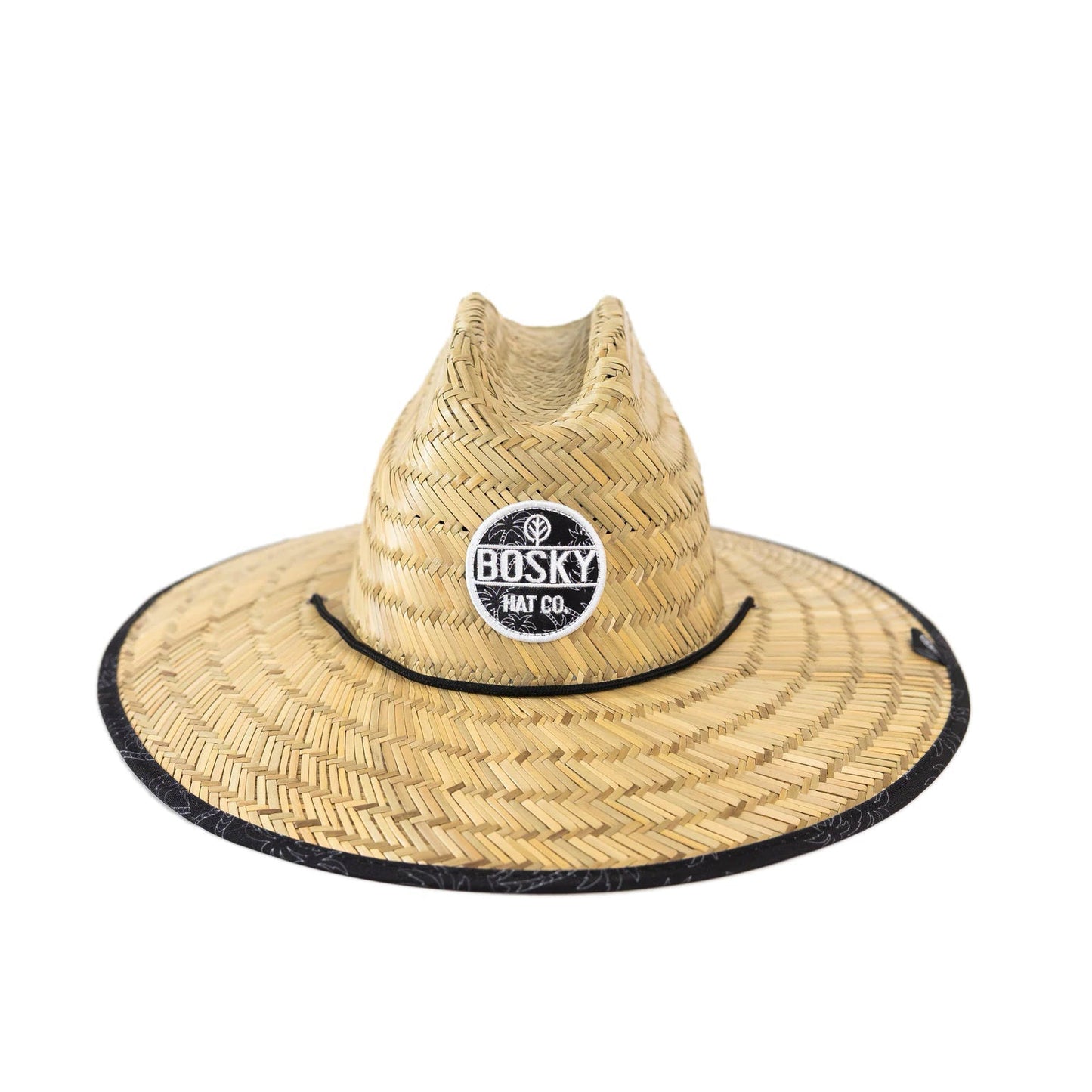DARK PALMS Straw Hat