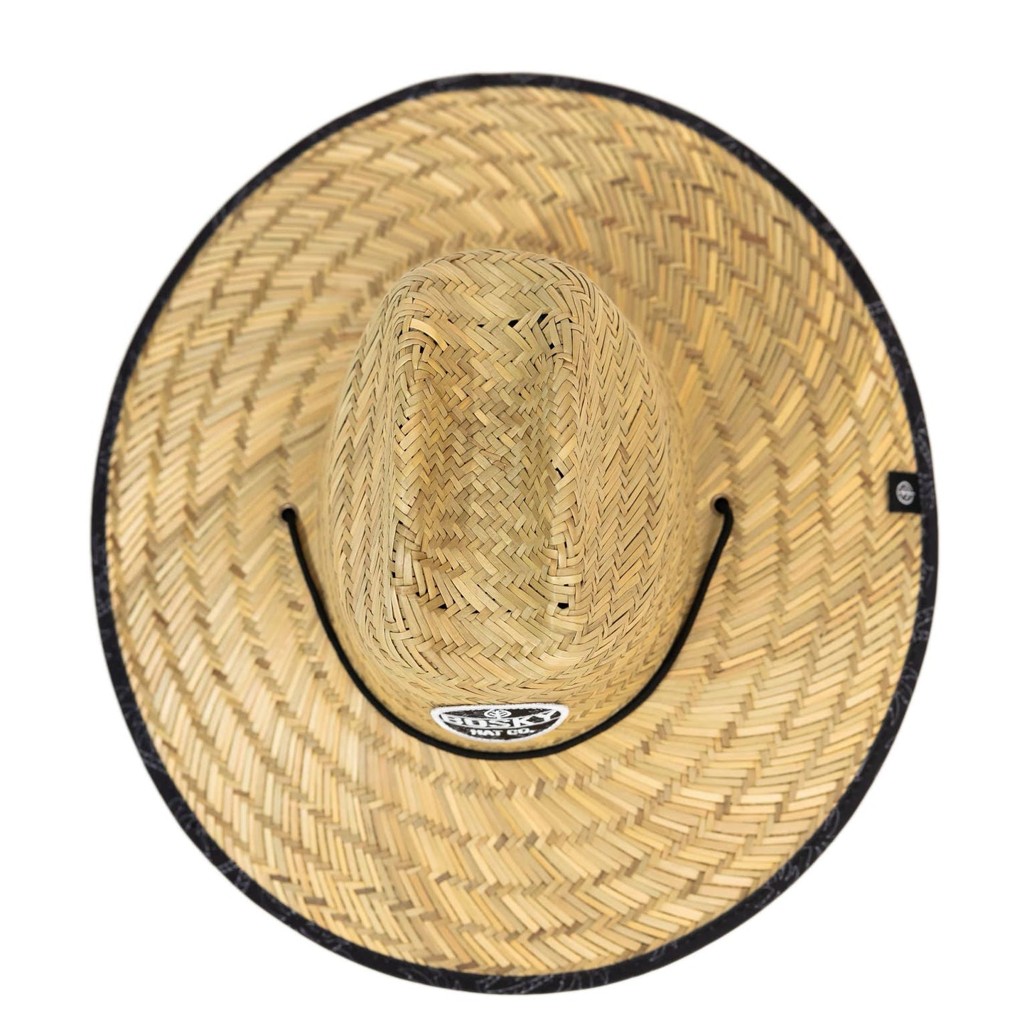 DARK PALMS Straw Hat