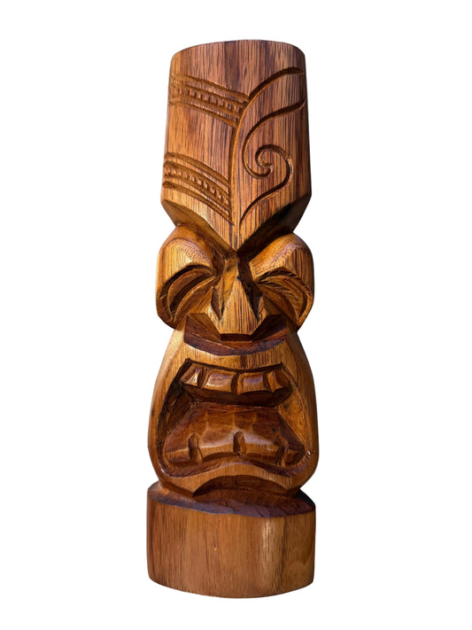 Kāne Kai Makaʻala Tiki - Koa Wood