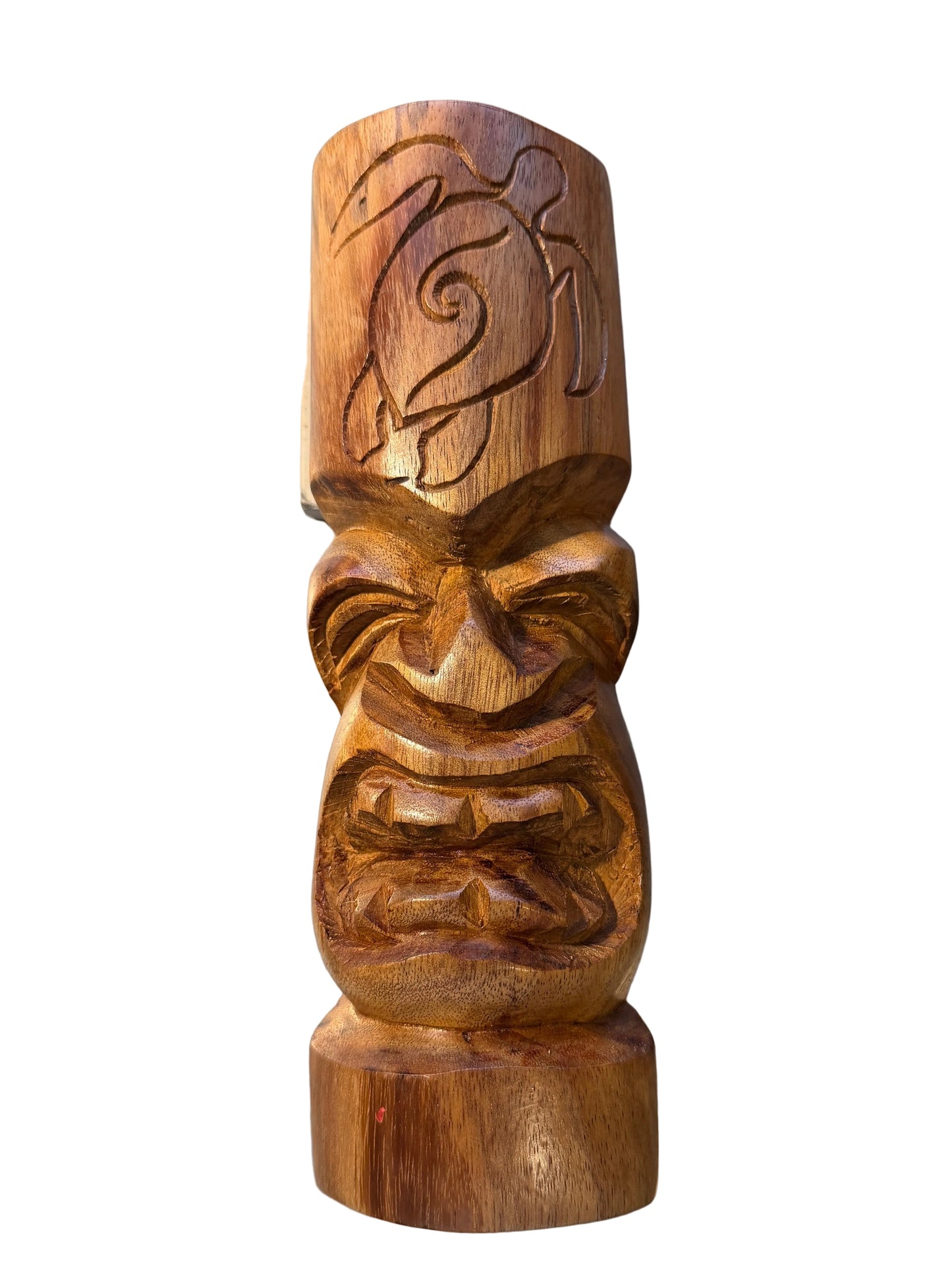 Honu Kāne Kiaʻi Tiki - Koa Wood
