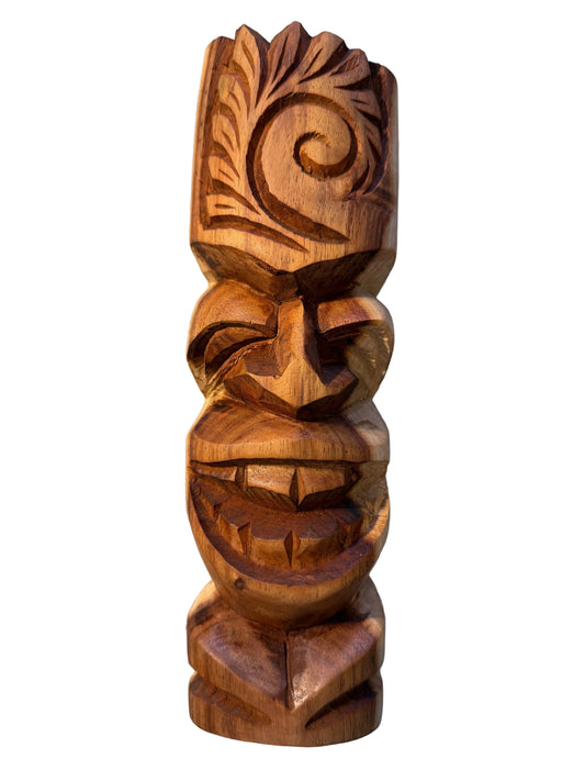 Kāne Kai Tiki - Koa Wood