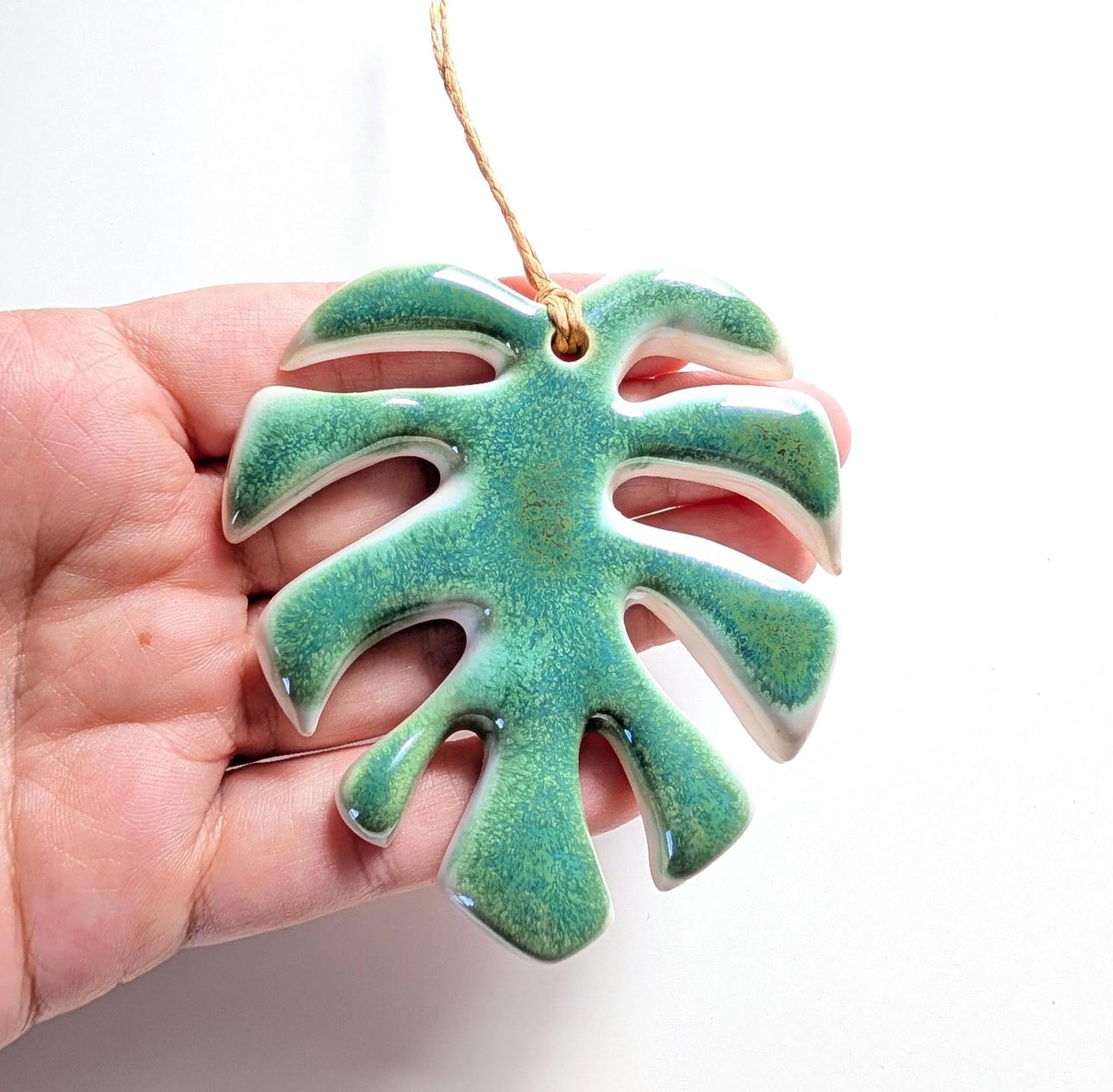 MONSTERA Ceramic Ornament
