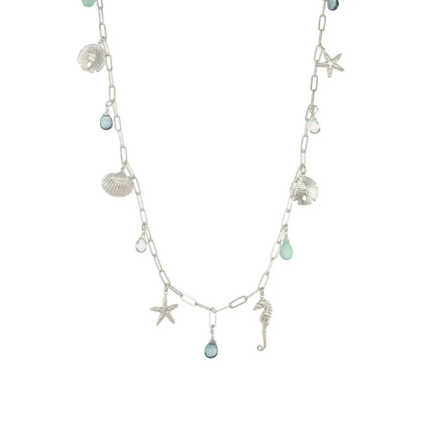 SEALIFE CHARM NECKLACE Sterling Silver