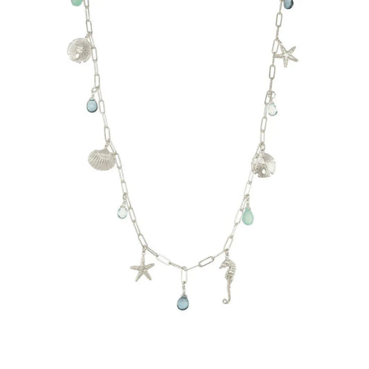 SEALIFE CHARM NECKLACE Sterling Silver