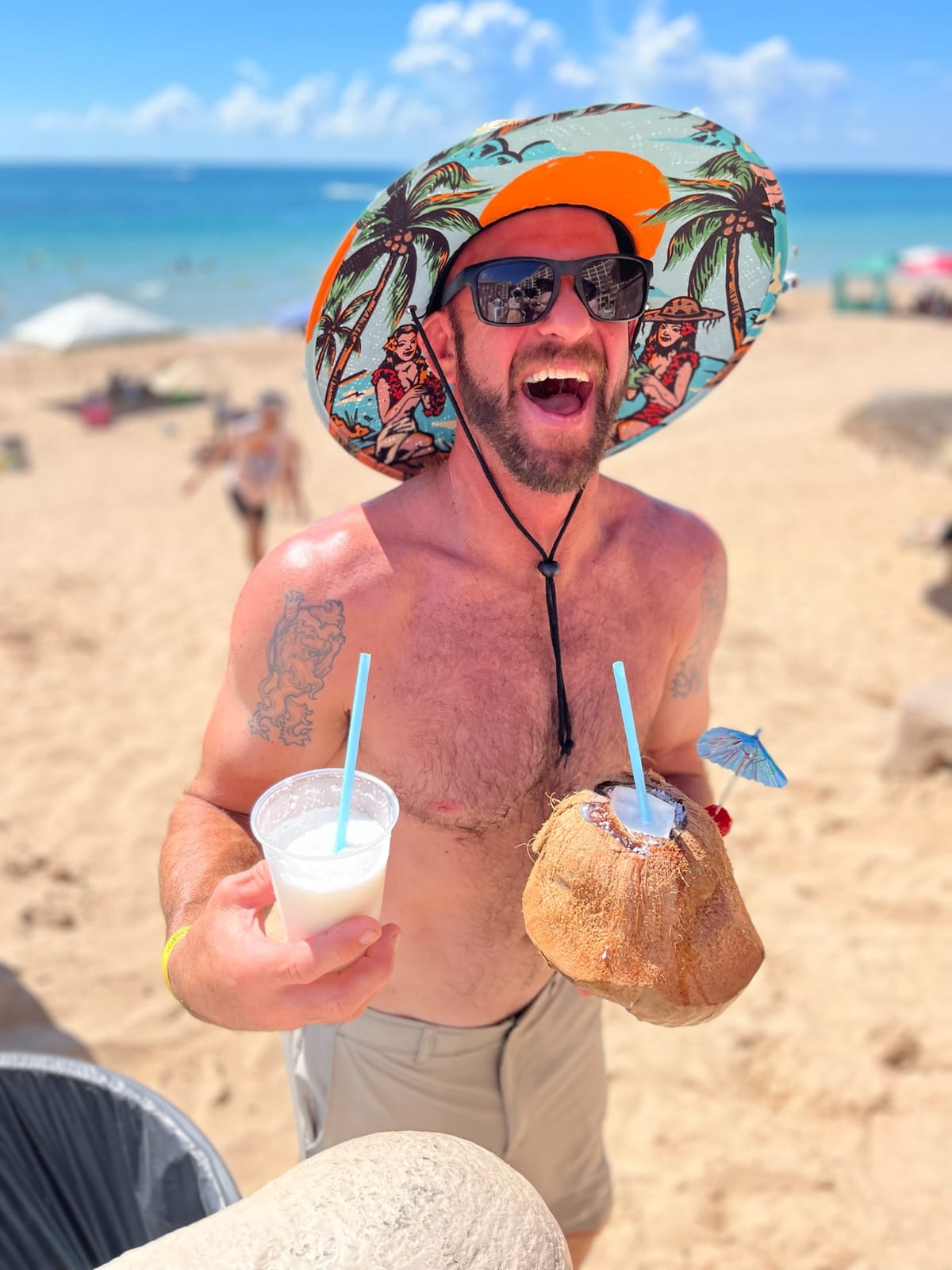 HULA BEACH Straw Hat