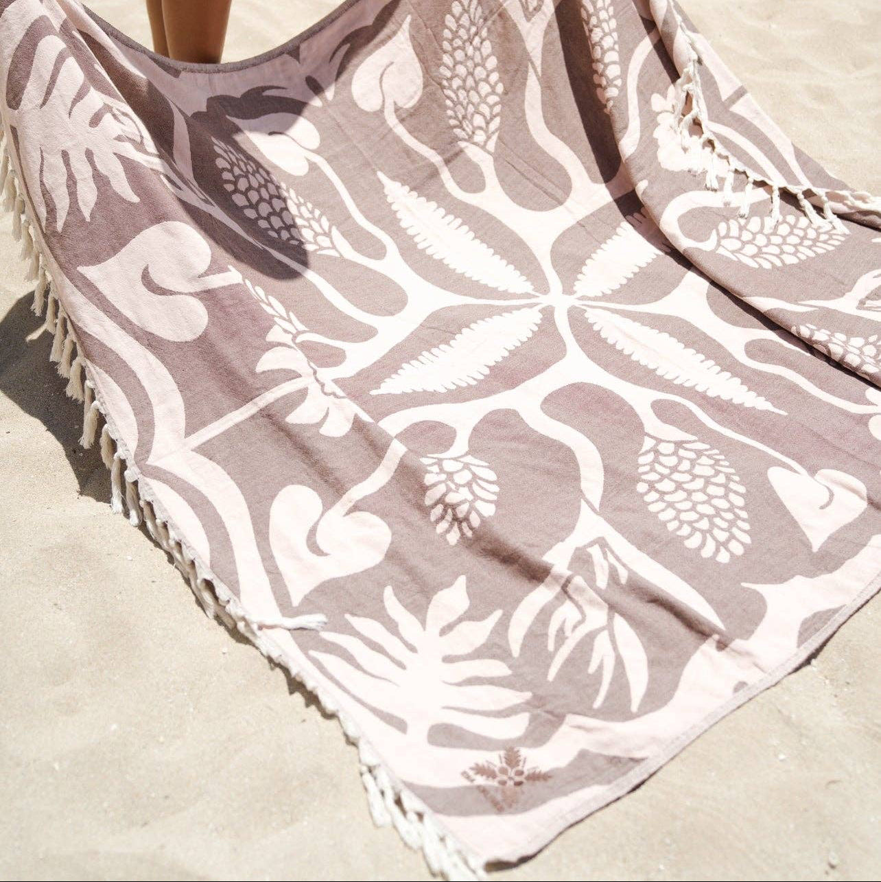 POLYNESIA NATURELLE Lux Beach Blanket for 2