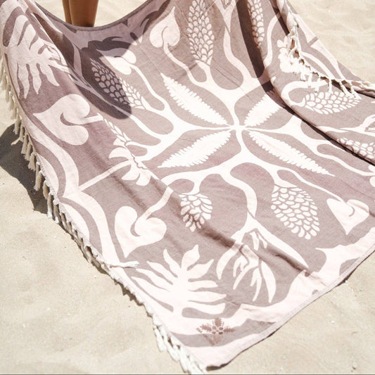 POLYNESIA NATURELLE Lux Beach Blanket for 2